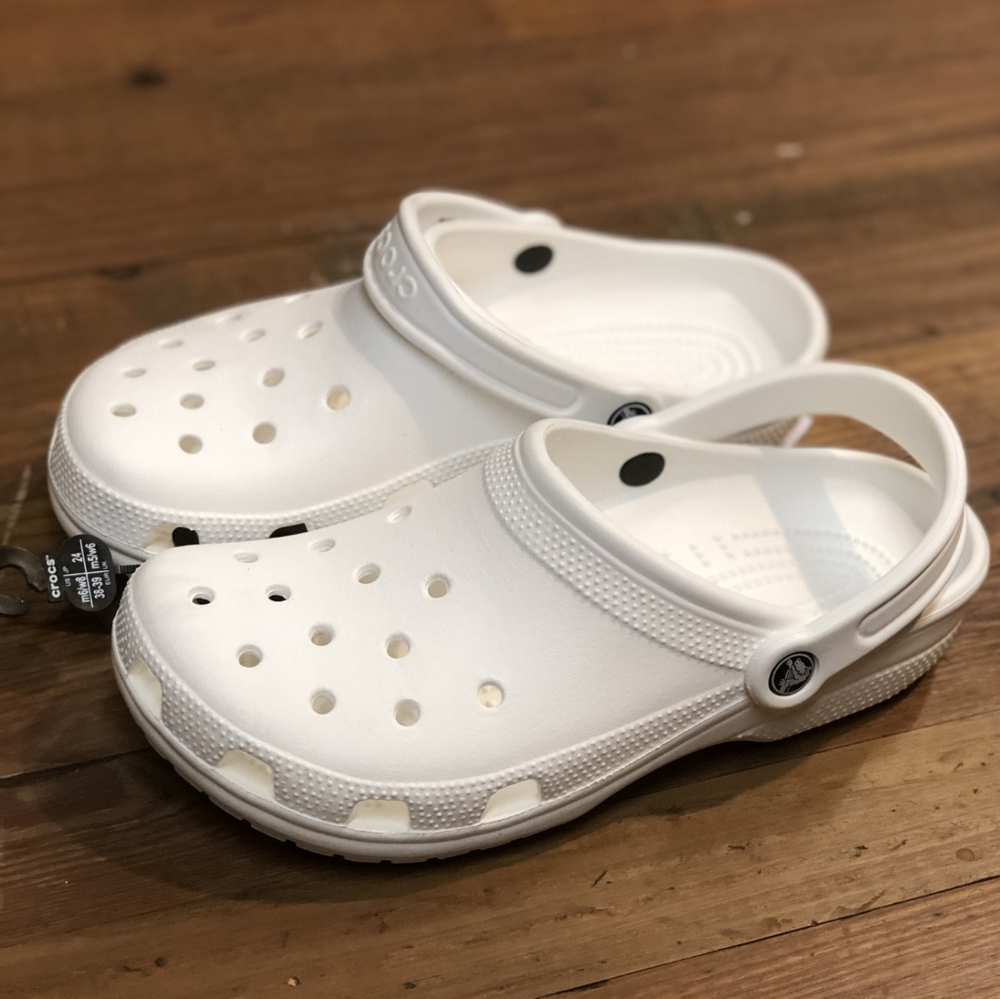 White Crocs